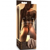 Коричневый мастубратор-вагина Nicole s Kitty - Blush Novelties - в Ростове-на-Дону купить с доставкой