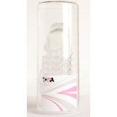 Гелевая прозрачная насадка с 2 отростками - 13 см. - Toyfa Basic - в Ростове-на-Дону купить с доставкой