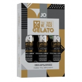 Подарочный набор вкусовых лубрикантов Tri-Me Triple Pack Gelato - System JO - купить с доставкой в Ростове-на-Дону