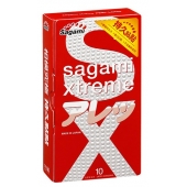 Утолщенные презервативы Sagami Xtreme Feel Long с точками - 10 шт. - Sagami - купить с доставкой в Ростове-на-Дону