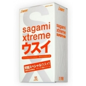 Ультратонкие презервативы Sagami Xtreme SUPERTHIN - 15 шт. - Sagami - купить с доставкой в Ростове-на-Дону