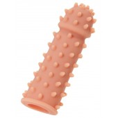 Телесная реалистичная насадка KOKOS Extreme Sleeve 03 с дополнительной стимуляцией - 12,7 см. - KOKOS - в Ростове-на-Дону купить с доставкой