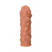 Телесная реалистичная насадка KOKOS Extreme Sleeve 11 с дополнительной стимуляцией - 12,7 см. - KOKOS - в Ростове-на-Дону купить с доставкой