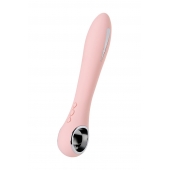 Розовый силиконовый вибратор с электростимуляцией GALVANI VIBE - 21 см. - ToyFa - купить с доставкой в Ростове-на-Дону