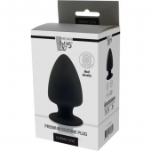 Черная анальная пробка PREMIUM SILICONE PLUG M - 11 см. - Dream Toys