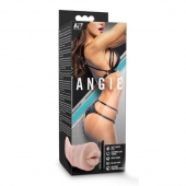 Телесный мастурбатор-ротик Angie - Blush Novelties - в Ростове-на-Дону купить с доставкой