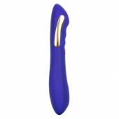 Фиолетовый вибратор с электростимуляцией Intimate E-Stimulator Petite Wand - 18,5 см. - California Exotic Novelties - купить с доставкой в Ростове-на-Дону