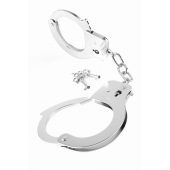 Металлические серебристые наручники Designer Metal Handcuffs - Pipedream - купить с доставкой в Ростове-на-Дону