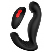 Черный вибромассажер простаты SWIRLING P-PLEASER - Dream Toys - в Ростове-на-Дону купить с доставкой