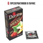 Ароматизированные презервативы DOMINO  Ароматный микс  - 6 шт. - Domino - купить с доставкой в Ростове-на-Дону