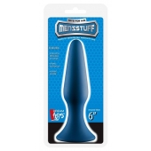 Синяя анальная пробка METAL BALL BUTT PLUG - 15 см. - Dream Toys