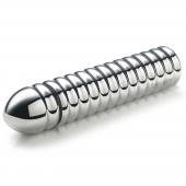 Рельефный фаллос для интенсивного электросекса Groovey George - 20 см. - MyStim - купить с доставкой в Ростове-на-Дону