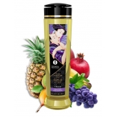 Массажное масло Libido Exotic Fruits с ароматом экзотических фруктов - 240 мл. - Shunga - купить с доставкой в Ростове-на-Дону