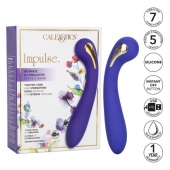 Фиолетовый вибромассажер с электростимуляцией Intimate Estim Petite G Wand - 19 см. - California Exotic Novelties - купить с доставкой в Ростове-на-Дону