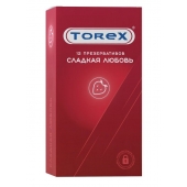 Презервативы Torex  Сладкая любовь  с ароматом клубники - 12 шт. - Torex - купить с доставкой в Ростове-на-Дону