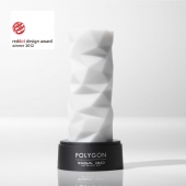Белый 3D мастурбатор POLYGON - Tenga - в Ростове-на-Дону купить с доставкой