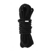 Черная веревка для шибари DELUXE BONDAGE ROPE - 5 м. - Dream Toys - купить с доставкой в Ростове-на-Дону