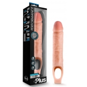 Телесный реалистичный фаллоудлинитель 10 Inch Silicone Cock Sheath Penis Extender - 25,4 см. - Blush Novelties - в Ростове-на-Дону купить с доставкой