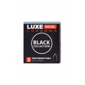 Черные презервативы LUXE Royal Black Collection - 3 шт. - Luxe - купить с доставкой в Ростове-на-Дону