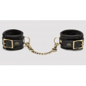 Черные наручники Bound to You Faux Leather Wrist Cuffs - Fifty Shades of Grey - купить с доставкой в Ростове-на-Дону