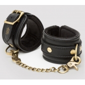 Черные наручники Bound to You Faux Leather Wrist Cuffs - Fifty Shades of Grey - купить с доставкой в Ростове-на-Дону