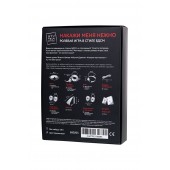 Фиолетовый набор БДСМ «Накажи меня нежно» с карточками - Штучки-дрючки - купить с доставкой в Ростове-на-Дону