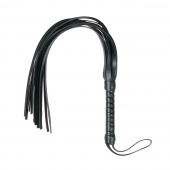 Черный флоггер Flogger Whip - 46 см. - Easy toys - купить с доставкой в Ростове-на-Дону