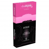 Презервативы с точками и рёбрышками DOMINO Classic Extase - 6 шт. - Domino - купить с доставкой в Ростове-на-Дону