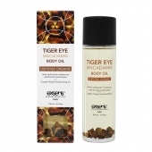 Органическое массажное масло TIGER EYE MACADAMIA - 100 мл. - Exsens - купить с доставкой в Ростове-на-Дону