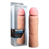 Телесная фаллическая насадка на пенис Magnum Xtender - 23 см. - Blush Novelties - в Ростове-на-Дону купить с доставкой