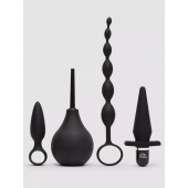 Черный набор для анальных игр Take it Slow - Fifty Shades of Grey купить в Ростове-на-Дону с доставкой в Orgasmix.ru Черный набор для анальных игр Take it Slow - Fifty Shades of Grey