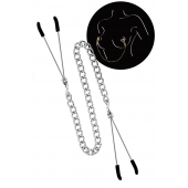 Регулируемые зажимы для сосков Sweet Caress Nipple Chain - Sweet Caress - купить с доставкой в Ростове-на-Дону