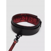 Стильный ошейник с поводком Reversible Faux Leather Collar and Lead - Fifty Shades of Grey - купить с доставкой в Ростове-на-Дону