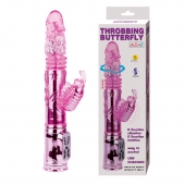 Вибратор-бабочка Throbbing Butterfly - 29,5 см. - Baile