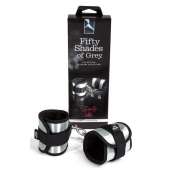 Серо-черные наручники Totally His - Fifty Shades of Grey - купить с доставкой в Ростове-на-Дону
