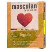 Экологически чистые презервативы Masculan Organic - 3 шт. - Masculan - купить с доставкой в Ростове-на-Дону
