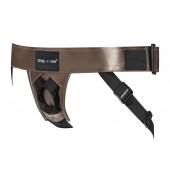 Бронзовый пояс для насадок Curious Harness - Strap-on-me - купить с доставкой в Ростове-на-Дону