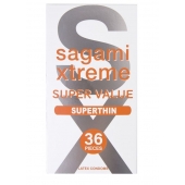 Ультратонкие презервативы Sagami Xtreme Superthin - 36 шт. - Sagami - купить с доставкой в Ростове-на-Дону