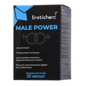 Капсулы для мужчин Erotichard male power - 20 капсул (0,370 гр.) - Erotic Hard - купить с доставкой в Ростове-на-Дону