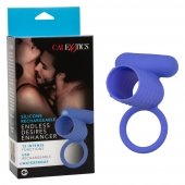 Синее эрекционное виброкольцо Silicone Rechargeable Endless Desires Enhancer - California Exotic Novelties - в Ростове-на-Дону купить с доставкой