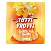 Пробник гель-смазки Tutti-frutti со вкусом ванильного пудинга - 4 гр. - Биоритм - купить с доставкой в Ростове-на-Дону