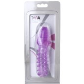 Фиолетовая насадка, удлиняющая половой член - 13,5 см. - Toyfa Basic - в Ростове-на-Дону купить с доставкой