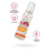 Съедобная гель-смазка Yovee «Двойной соблазн» с Д-пантенолом и вкусом клубники и дыни - 100 мл. - ToyFa - купить с доставкой в Ростове-на-Дону