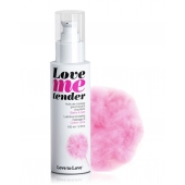 Съедобное согревающее массажное масло Love Me Tender Cotton Candy с ароматом сладкой ваты - 100 мл. - Love to Love - купить с доставкой в Ростове-на-Дону