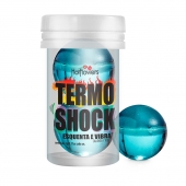 Интимный гель Termo Shock Hot Ball с разогревающе-покалывающим эффектом (2 шарика по 3 гр.) - HotFlowers - купить с доставкой в Ростове-на-Дону