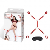 Красная фиксация на матрас Classic Bedspreader - Lux Fetish - купить с доставкой в Ростове-на-Дону