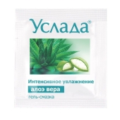 Гель-смазка «Услада с алоэ» - 3 гр. - Биоритм - купить с доставкой в Ростове-на-Дону