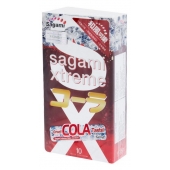 Ароматизированные презервативы Sagami Xtreme COLA - 10 шт. - Sagami - купить с доставкой в Ростове-на-Дону