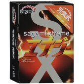 Презервативы Sagami Xtreme ENERGY с ароматом энергетика - 3 шт. - Sagami - купить с доставкой в Ростове-на-Дону