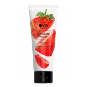 Лубрикант на водной основе OYO Aroma Gel Strawberry с ароматом клубники - 75 мл. - OYO - купить с доставкой в Ростове-на-Дону